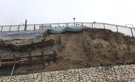 Celano, frana dopo mitigazione del dissesto, «600 mila euro senza risultati»