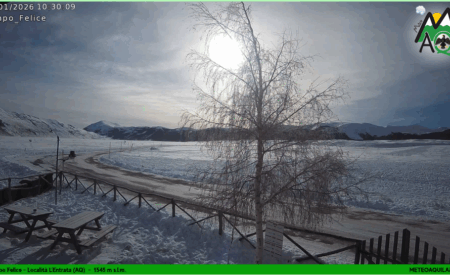 Temperature polari nell’aquilano, a Campo Felice si toccano i -25 gradi