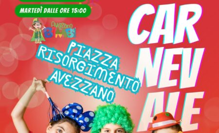 Avezzano: Carnevale in piazza Risorgimento il 15 e 17 febbraio