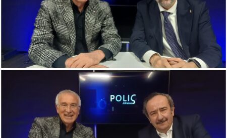 Polis Abruzzo: ospiti della puntata Guido Liris e Carlo Benedetti