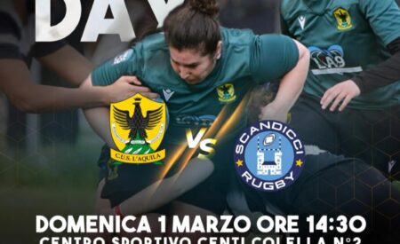 Cus L’Aquila Rugby Femminile:  nuova maglia con logo di L’Aquila per la Vita