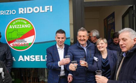 Avezzano: il presidente del Consiglio Ridolfi apre la sede elettorale