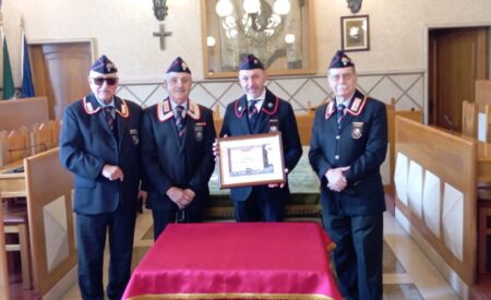 Tagliacozzo: il Sindaco Giovagnorio Socio Benemerito dell’Arma dei Carabinieri