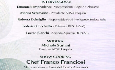 Adsu L’Aquila e Univaq aderiscono alla ‘Green Food week’
