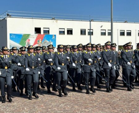 L’Aquila: giuramento allievi marescialli Guardia di Finanza 18 aprile 2026