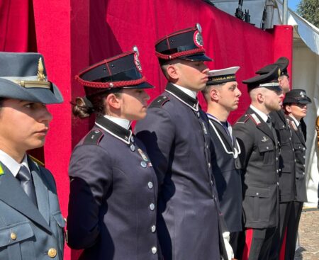L’Aquila: giuramento allievi marescialli Guardia di Finanza 18 aprile 2026