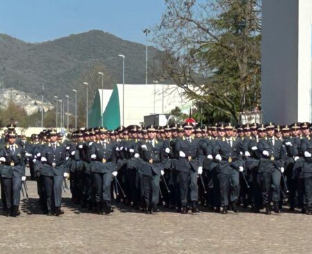L’Aquila: giuramento allievi marescialli Guardia di Finanza 18 aprile 2026