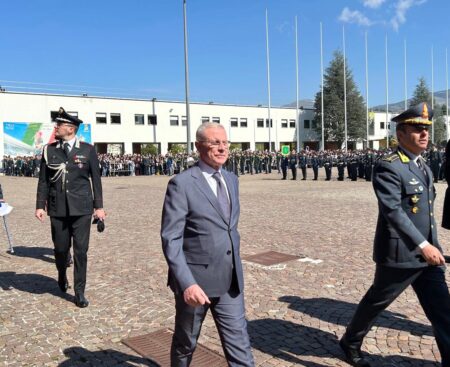 L’Aquila: giuramento allievi marescialli Guardia di Finanza 18 aprile 2026