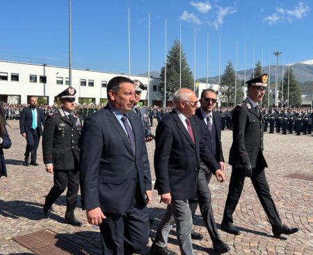 L’Aquila: giuramento allievi marescialli Guardia di Finanza 18 aprile 2026