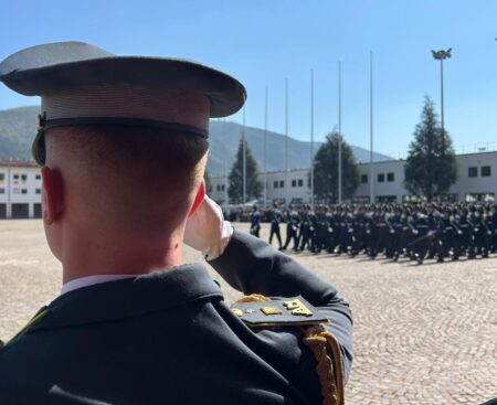 L’Aquila: giuramento allievi marescialli Guardia di Finanza 18 aprile 2026