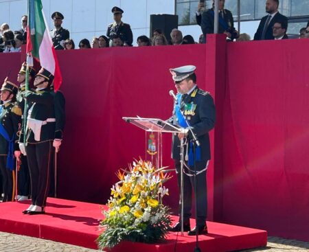 L’Aquila: giuramento allievi marescialli Guardia di Finanza 18 aprile 2026