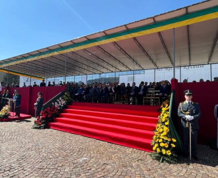 L’Aquila: giuramento allievi marescialli Guardia di Finanza 18 aprile 2026