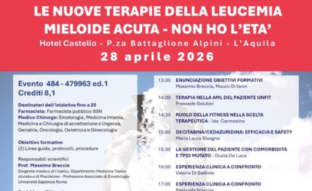 Gli esperti della Leucemia Mieloide Acuta si danno appuntamento a L’Aquila
