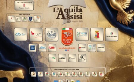 “La storia in bici-L’Aquila Assisi 2026”: il 24 maggio il viaggio cicloturistico