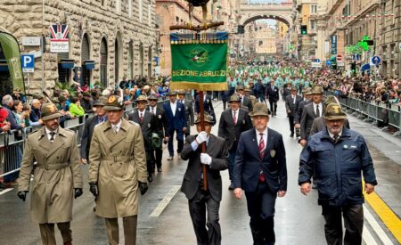L’Abruzzo presente a Genova per la 97ª Adunata Nazionale Alpini