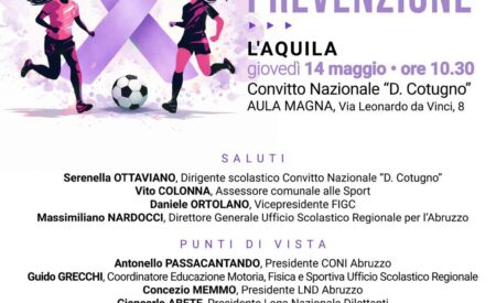 Calcio femminile: torna a L’Aquila “Gioca con noi, facciamo squadra”