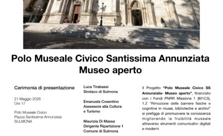 Il museo dell’Annunziata diventa “museo aperto” senza barriere architettoniche