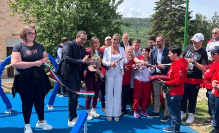 Parco del sole: la Minetti inaugura l’area giochi inclusiva