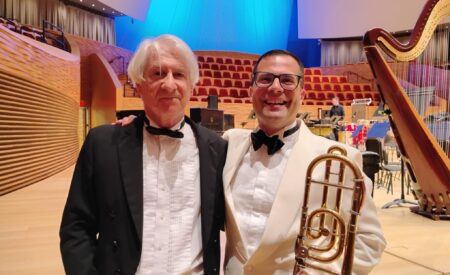 Successo in California del trombonista del Casella Aldo Caterina