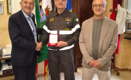 Il nuovo Comandante provinciale dei Vigili del Fuoco in visita ad Avezzano