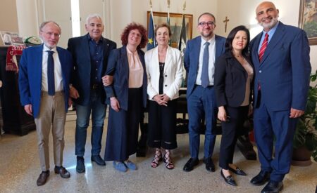 L’Aquila: il sindaco Biondi riceve l’ambasciatrice del Libano Carla Jazzar
