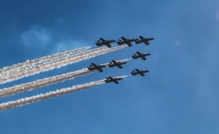 Le Frecce Tricolori all’Airshow: ieri le prove, oggi l’esibizione