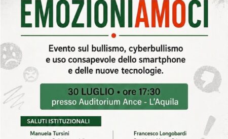 Bullismo e cyberbullismo: a L’Aquila il convegno “Emozioniamoci”