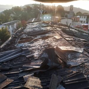Incendio Map di Santa Rufina 23 luglio 2026