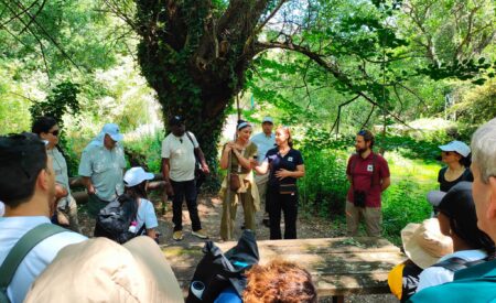 Responsabili del Wwf internazionale in visita all’Oasi Gole del Sagittario