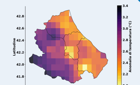 L’Aquila non sfugge al caldo: a luglio +1,94°C rispetto alla media climatica regionale