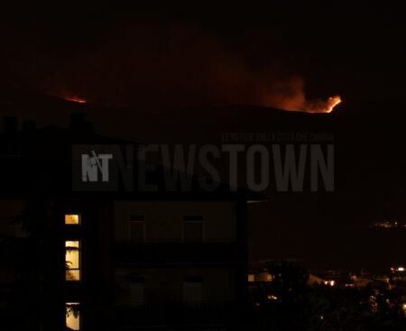 Incendio Lucoli – Roio