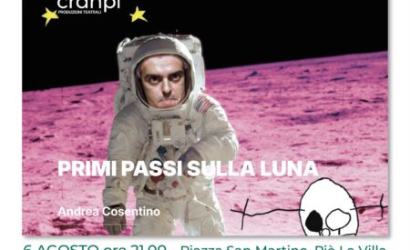 “Primi passi sulla luna”: a Tornimparte lo spettacolo di Andrea Cosentino