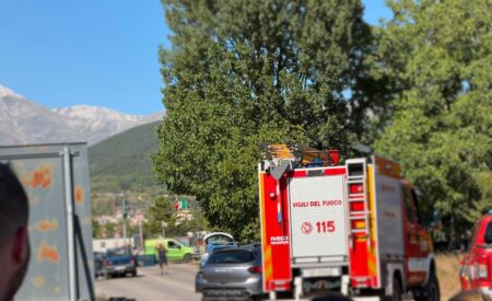 L’Aquila: incidente stradale tra Paganica e Bazzano, sei i feriti