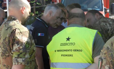 Incendio sul Morrone: fondamentali il mezzo dell’Esercito e i droni