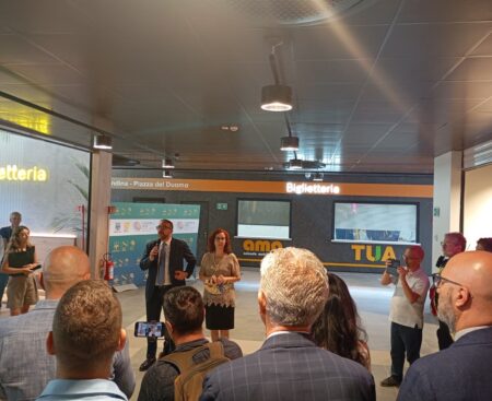 Inaugurazione Terminal bus Lorenzo Natali