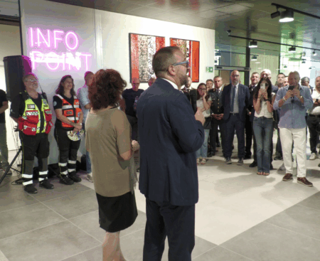 Inaugurazione Terminal bus Lorenzo Natali