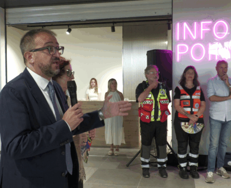 Inaugurazione Terminal bus Lorenzo Natali