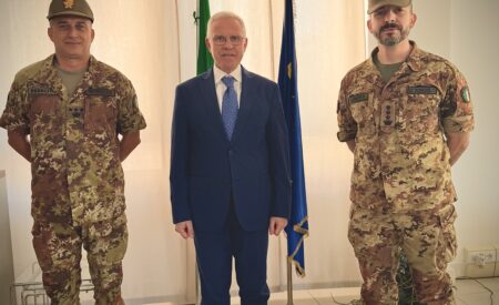 Avvicendamento IX Reggimento Alpini: il Prefetto riceve D’Angelo e Petrocco