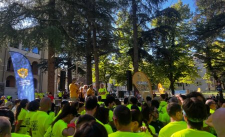 Il centro storico si colora di giallo per la Street Science Running