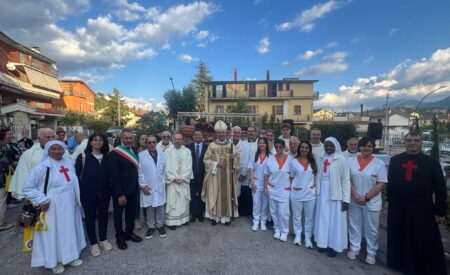 Tagliacozzo: conclusa la peregrinatio del corpo di San Camillo De Lellis