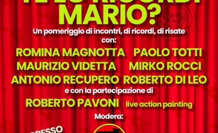 “Te lo ricordi Mario?”: a L’Aquila un pomeriggio per Mario Magnotta