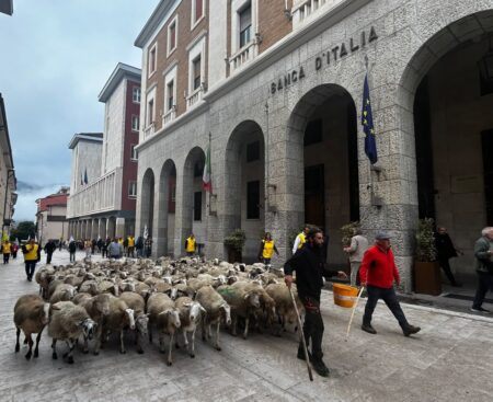 L’Aquila: il villaggio di Coldiretti a piazza Duomo