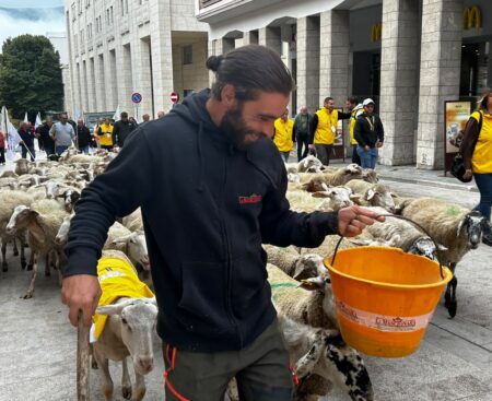 L’Aquila: il villaggio di Coldiretti a piazza Duomo