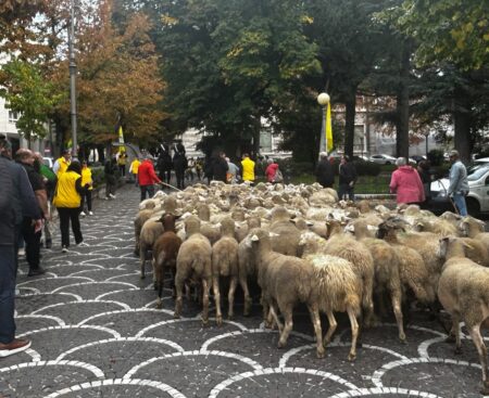 L’Aquila: il villaggio di Coldiretti a piazza Duomo