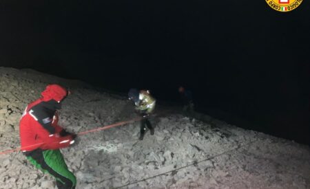 Gran Sasso, escursionista di 41 anni recuperato nella notte